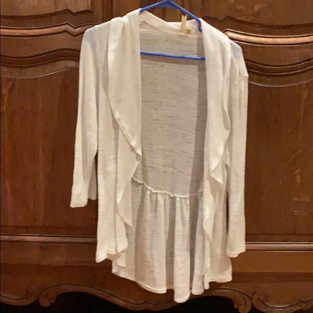 Light white cardigan